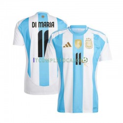 Maglia Argentina Di Maria 11 Copa America Divisa Home 2024 Manica Corta ,Uomo