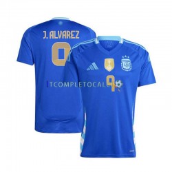 Maglia Argentina Julian Alvarez 9 Copa America Divisa Away 2024 Manica Corta ,Uomo