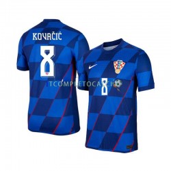 Maglia Croazia Mateo Kovacic 8 Divisa Away Euro 2024 Manica Corta ,Uomo