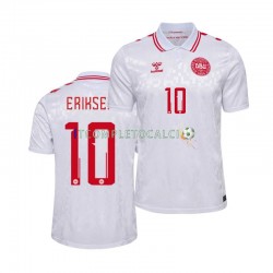 Maglia Danimarca Eriksen 10 Divisa Away Euro 2024 Manica Corta ,Uomo