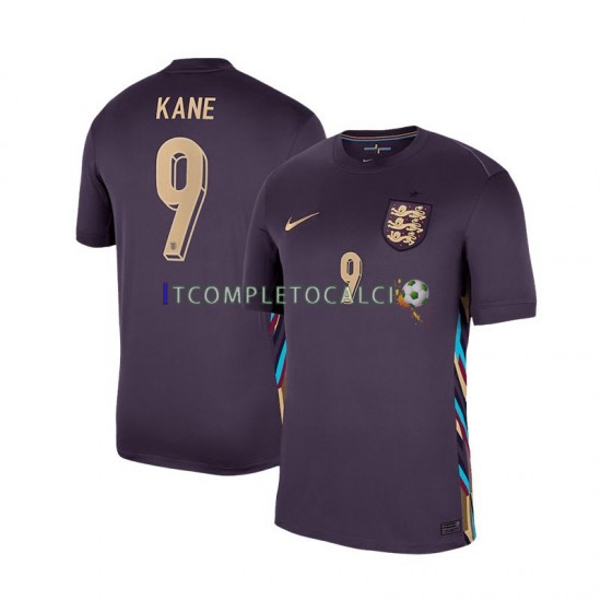 Maglia Inghilterra Harry Kane 9 Divisa Away Euro 2024 Manica Corta ,Uomo