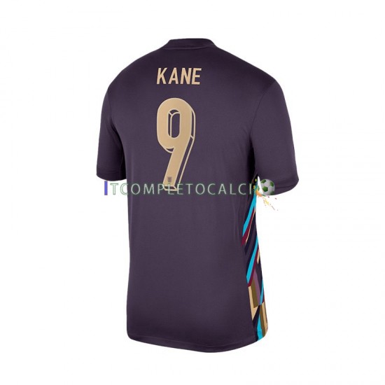 Maglia Inghilterra Harry Kane 9 Divisa Away Euro 2024 Manica Corta ,Uomo