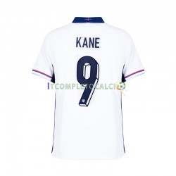 Maglia Inghilterra Harry Kane 9 Divisa Home Euro 2024 Manica Corta ,Uomo