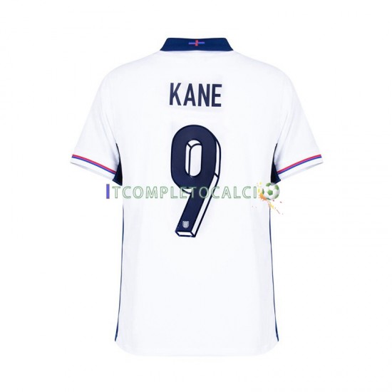 Maglia Inghilterra Harry Kane 9 Divisa Home Euro 2024 Manica Corta ,Uomo