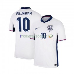 Maglia Inghilterra Jude Bellingham 10 Divisa Home Euro 2024 Manica Corta ,Uomo