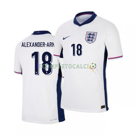 Maglia Inghilterra Trent Alexander-Arnold 18 Divisa Home Euro 2024 Manica Corta ,Uomo