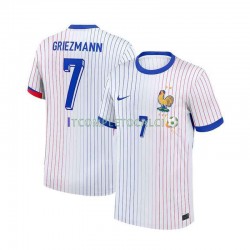 Maglia Francia Antoine Griezmann 7 Divisa Away Euro 2024 Manica Corta ,Uomo