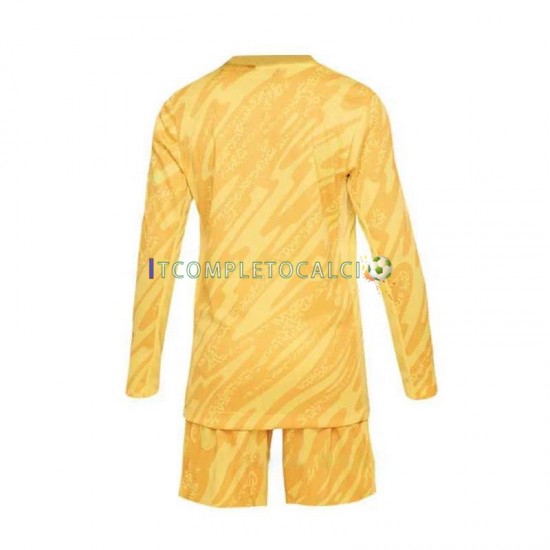 Maglia Francia Portiere Divisa Home Euro 2024 Manica Lunga ,Bambino