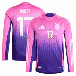 Maglia Germania Florian Wirtz 17 Divisa Away Euro 2024 Manica Lunga ,Uomo