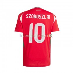 Maglia Ungheria Dominik Szoboszlai 10 Divisa Home Euro 2024 Manica Corta ,Uomo