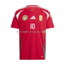 Maglia Ungheria Dominik Szoboszlai 10 Divisa Home Euro 2024 Manica Corta ,Uomo