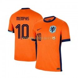 Maglia Paesi Bassi Memphis Depay 10 Divisa Home Euro 2024 Manica Corta ,Uomo