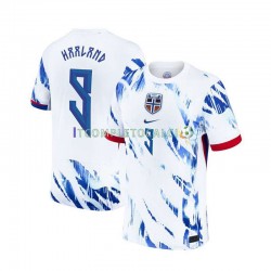Maglia Norvegia Erling Haaland 9 Divisa Away 2024 Manica Corta ,Uomo