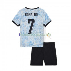 Maglia Portogallo Cristiano Ronaldo 7 Divisa Away Euro 2024 Manica Corta ,Bambino