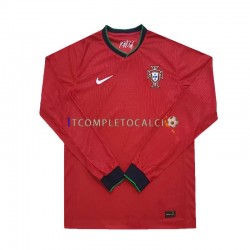 Maglia Portogallo Divisa Home Euro 2024 Manica Lunga ,Uomo