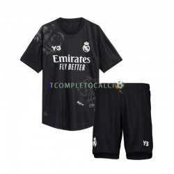 Maglia Real Madrid Y3 Portiere Quarto Divisa 2023-2024 Manica Corta ,Bambino