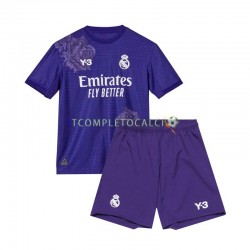 Maglia Real Madrid Quarto Divisa 2023-2024 Manica Corta ,Bambino