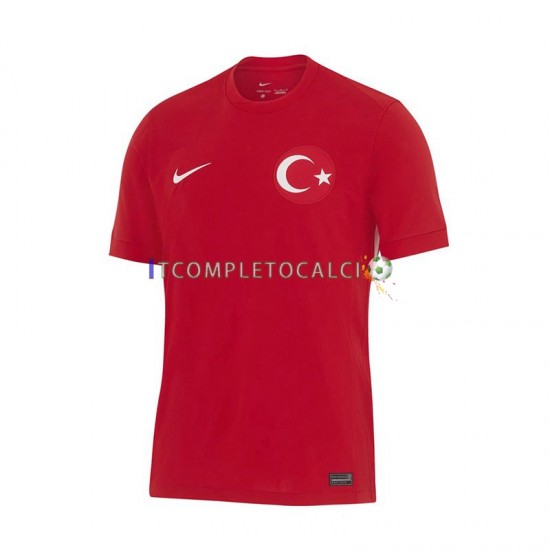Maglia Turchia Divisa Away Euro 2024 Manica Corta ,Uomo