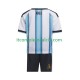 Maglia Argentina Divisa Home Mondiali 2026 Manica Corta ,Bambino