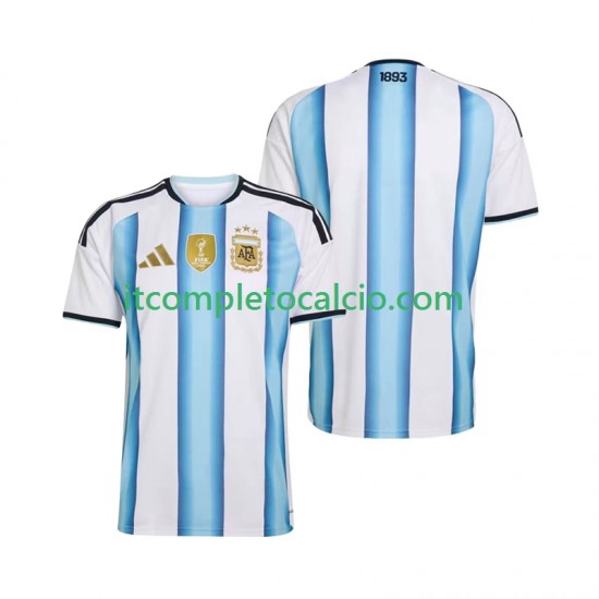 Maglia Argentina Divisa Home Mondiali 2026 Manica Corta ,Uomo