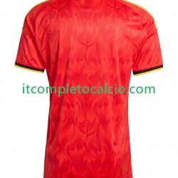 Maglia Belgio Divisa Home Mondiali 2026 Manica Corta ,Uomo