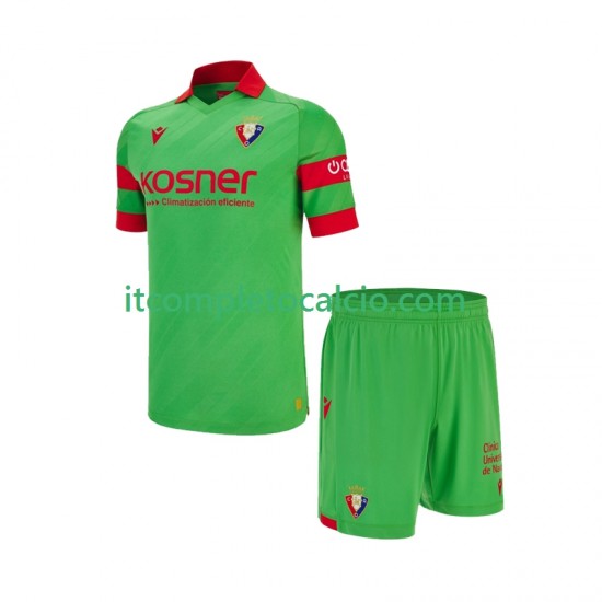 Maglia CA Osasuna Divisa Away 2025-2026 Manica Corta ,Bambino