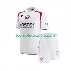 Maglia CA Osasuna Terza Divisa 2025-2026 Manica Corta ,Bambino