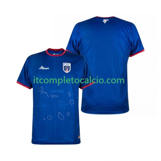 Maglia Cape Verde Divisa Home 2024-2025 Manica Corta ,Uomo