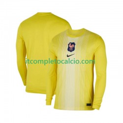 Maglia Francia Portiere Divisa Home 2025 Manica Lunga ,Uomo