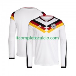 Maglia Germania Divisa Home Mondiali 2026 Manica Lunga ,Uomo