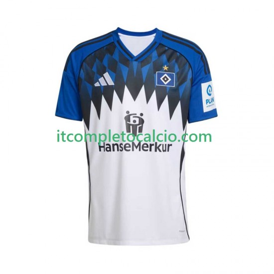 Maglia Hamburger SV Divisa Home 2025-2026 Manica Corta ,Uomo