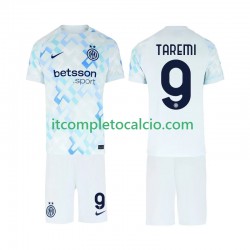 Maglia Inter Milan Marcus Thuram 9 Divisa Away 2025-2026 Manica Corta ,Bambino