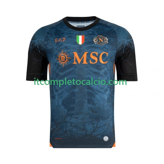 Maglia Napoli Halloween Divisa Home 2025-2026 Manica Corta ,Uomo