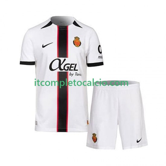 Maglia RCD Mallorca Divisa Away 2025-2026 Manica Corta ,Bambino