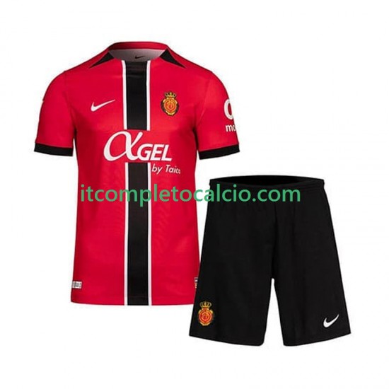 Maglia RCD Mallorca Divisa Home 2025-2026 Manica Corta ,Bambino