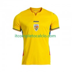 Maglia Romania Divisa Home 2025 Manica Corta ,Uomo
