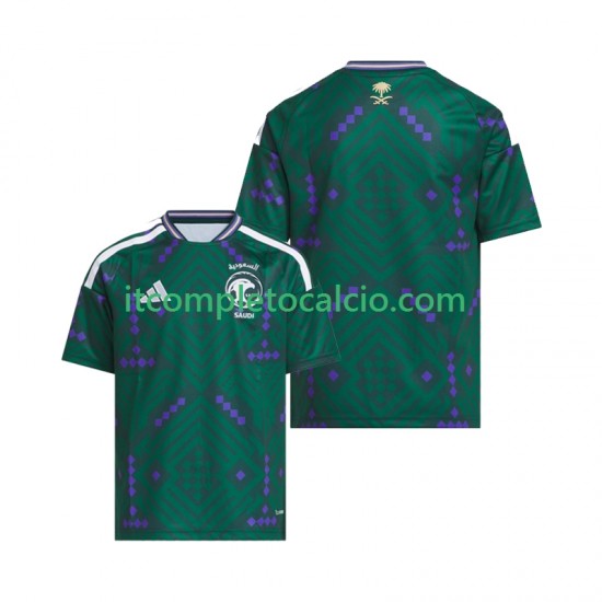 Maglia Arabia Saudita Divisa Home Mondiali 2026 Manica Corta ,Uomo