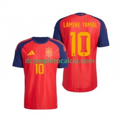Maglia Spagna Lamine Yamal 10 Divisa Home Mondiali 2026 Manica Corta ,Uomo