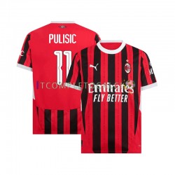 Maglia AC Milan UCL Font PULISIC 11 Divisa Home 2024-2025 Manica Corta ,Uomo
