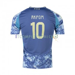 Maglia AFC Ajax Chuba Akpom 10 Divisa Away 2024-2025 Manica Corta ,Uomo