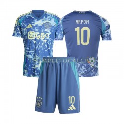 Maglia AFC Ajax Chuba Akpom 10 Divisa Away 2024-2025 Manica Corta ,Bambino