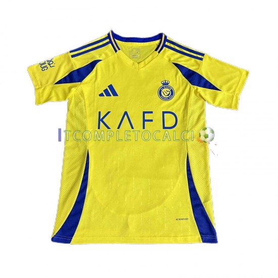 Maglia Al Nassr Divisa Home 2024-2025 Manica Corta ,Uomo