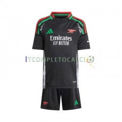 Maglia Arsenal Divisa Away 2024-2025 Manica Corta ,Bambino