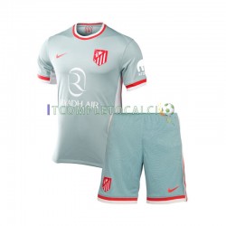 Maglia Atlético Madrid Divisa Away 2024-2025 Manica Corta ,Bambino