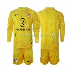 Maglia Atlético Madrid Portiere Terza Divisa 2024-2025 Manica Lunga ,Bambino