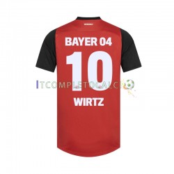 Maglia Bayer 04 Leverkusen Florian Wirtz 10 Divisa Home 2024-2025 Manica Corta ,Uomo