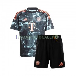 Maglia FC Bayern München Divisa Away 2024-2025 Manica Corta ,Bambino