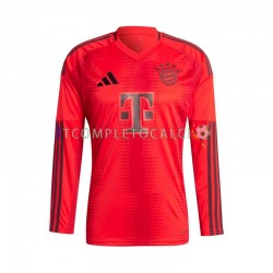 Maglia FC Bayern München Divisa Home 2024-2025 Rosso Manica Lunga ,Uomo