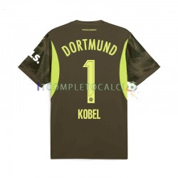 Maglia Borussia Dortmund Gregor Kobel 1 Portiere Divisa Away 2024-2025 Manica Corta ,Uomo