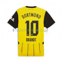 Maglia Borussia Dortmund Julian Brandt 10 Divisa Home 2024-2025 Manica Corta ,Uomo